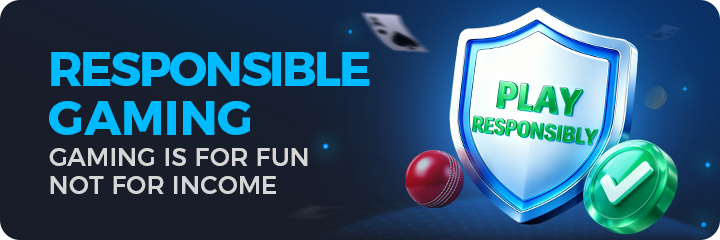 COME responsible gaming message with a Play Fair shield